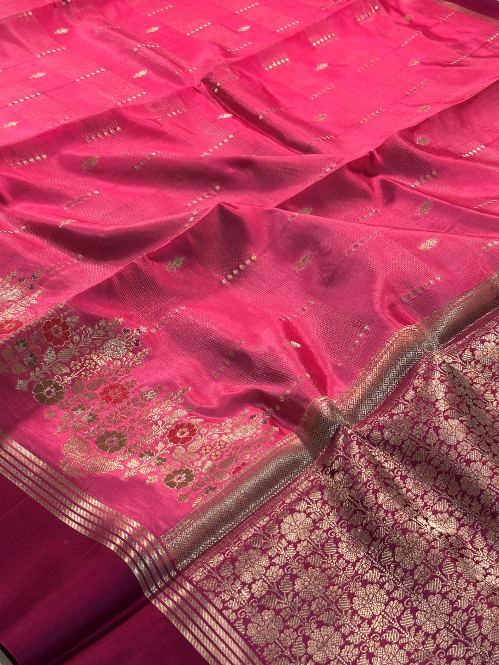 Pure Mango Silk Saree